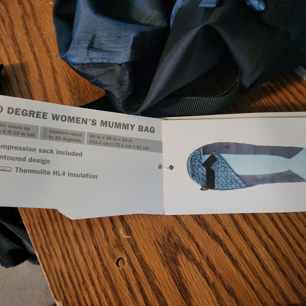 Alpine Design Black Women's Mummy Bag - Picture 5 of 5